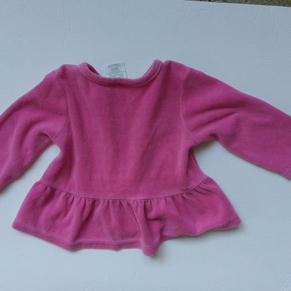 Laura Ashley Baby SIZE 6-9 MONTHS Preowned EUC PINK w/ Heart - Picture 2 of 4